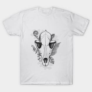 Opossum Skull Design T-Shirt